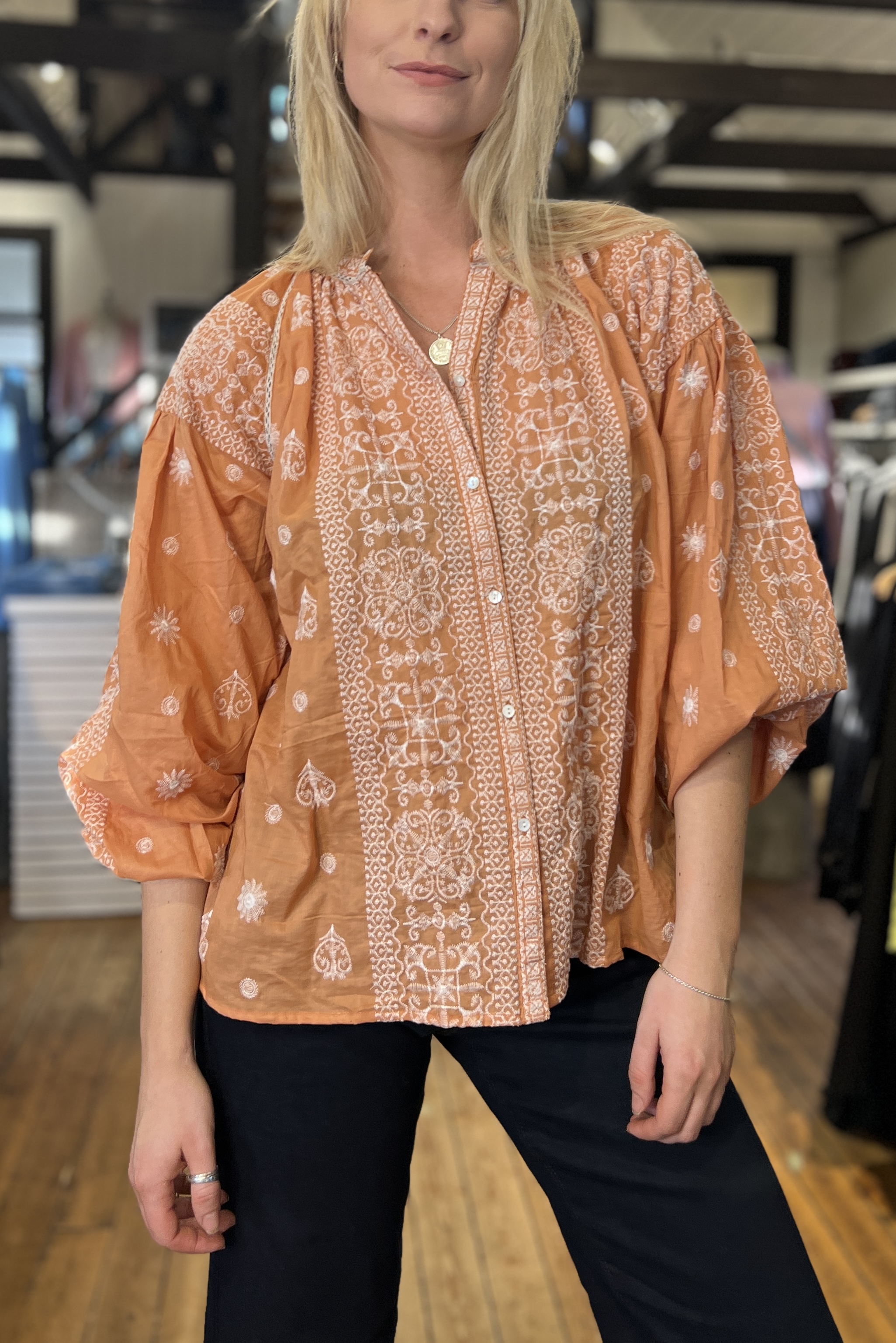 Maison Hotel - Stephanie Blouse Pumpkin - 7