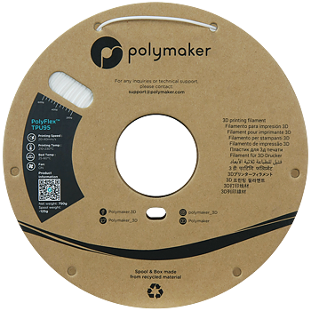 PolyFlex TPU-95A (1.75mm, 750g) - White