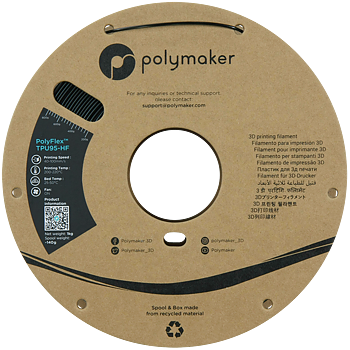 PolyFlex TPU-95-HF (1.75mm, 1Kg) - Black