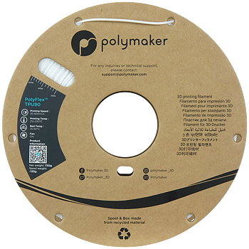 PolyFlex TPU-90A (1.75mm, 750g) - White