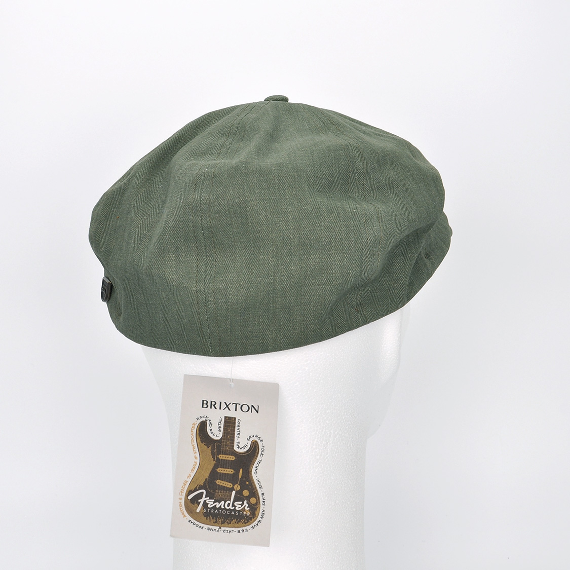 Brixton x Fender - Factory Brood Snap Cap Olive Surplus - 3