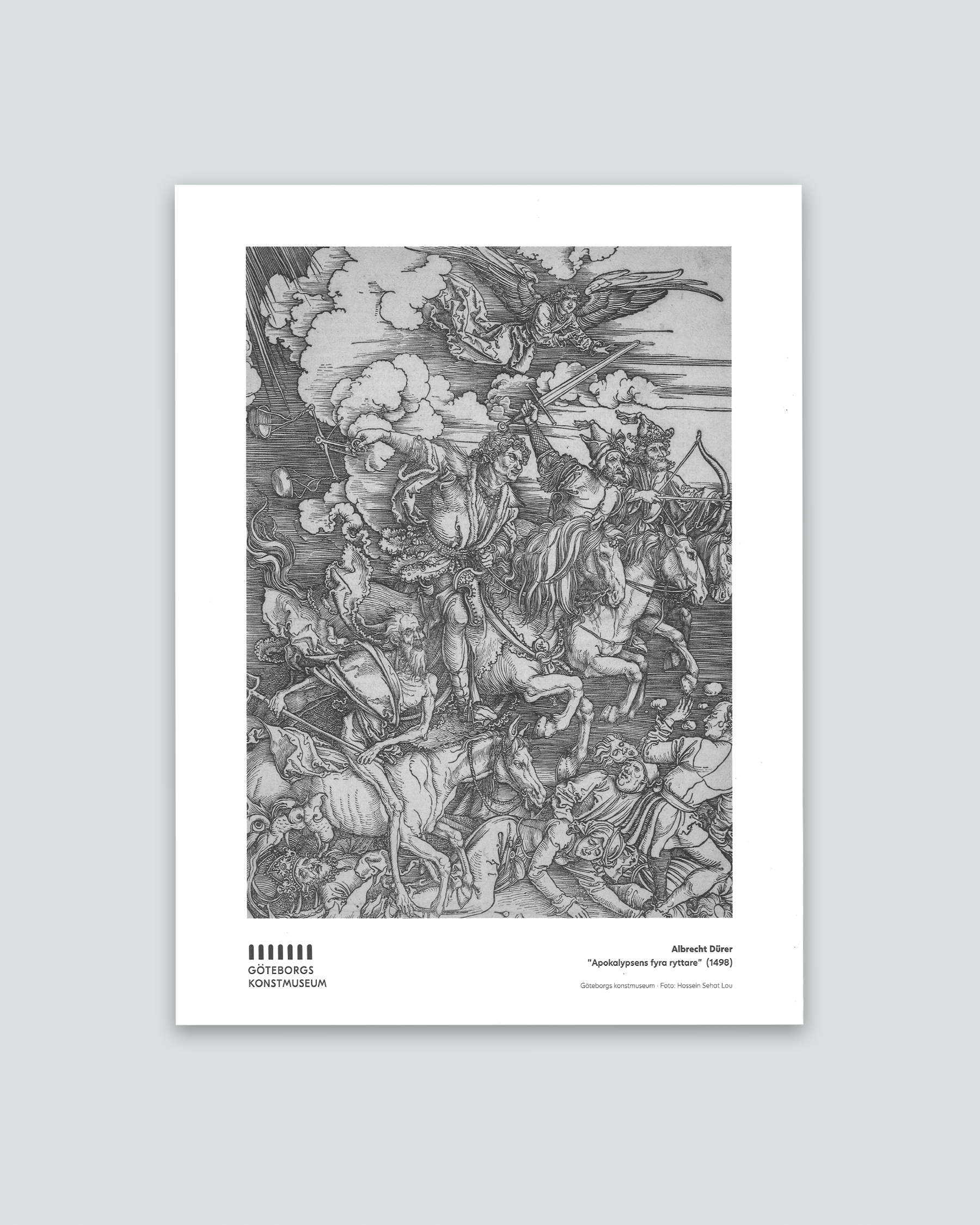 Affisch,  Albrecht Dürer, Apokalypsens fyra ryttare