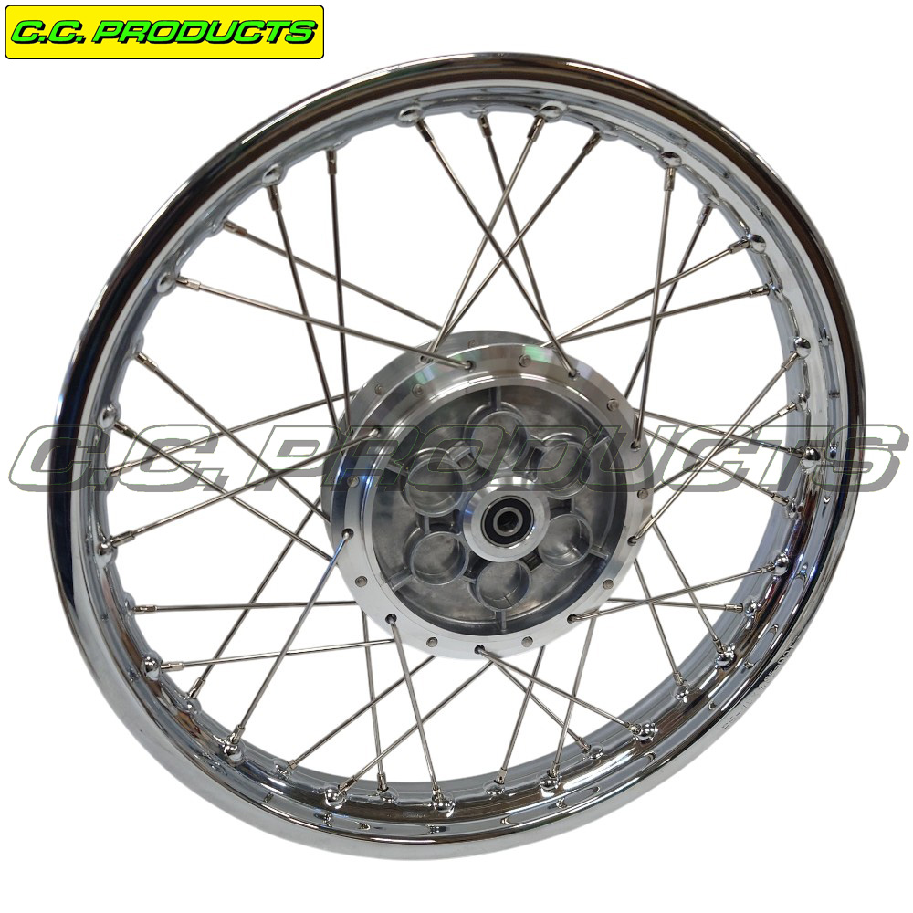 Spoke Set Zündapp KS 125 Sport 18-inch 71-77 Front Wheel and Rear Wheel - 3