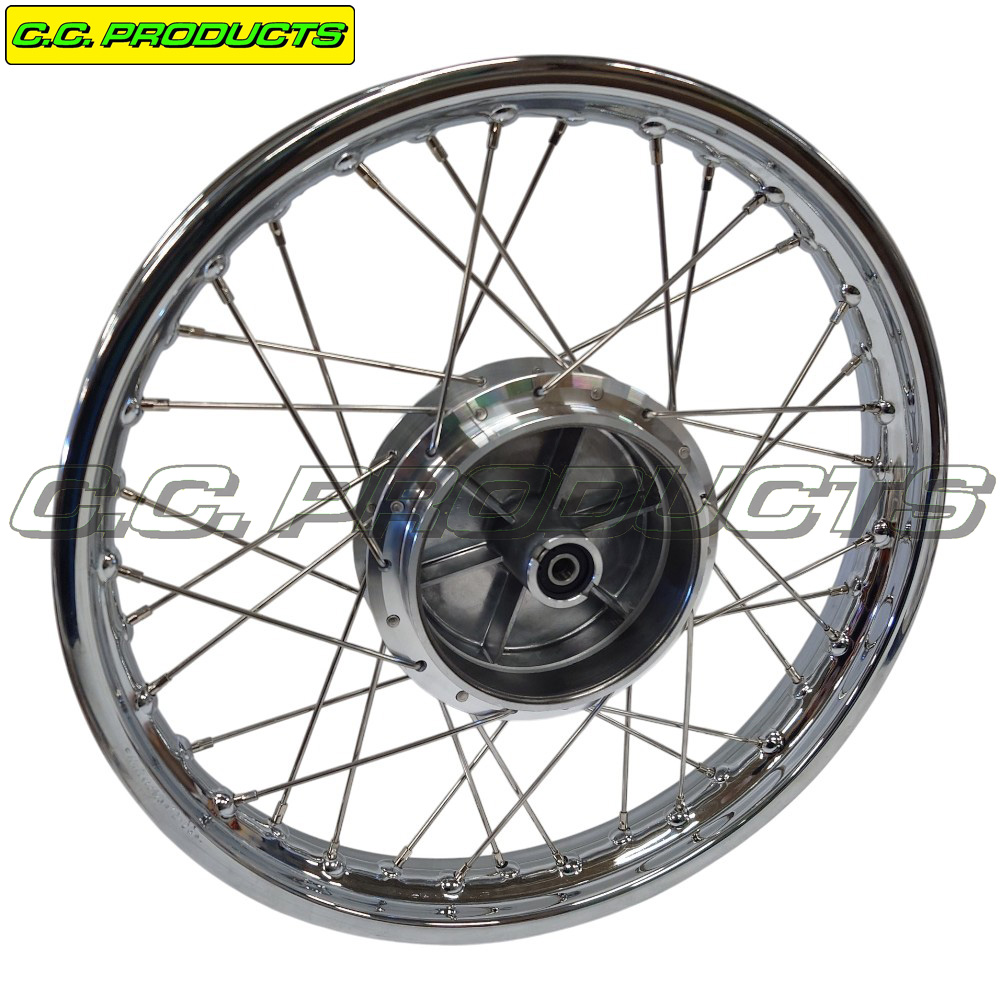 Spoke Set Zündapp KS 125 Sport 18-inch 71-77 Front Wheel and Rear Wheel - 2