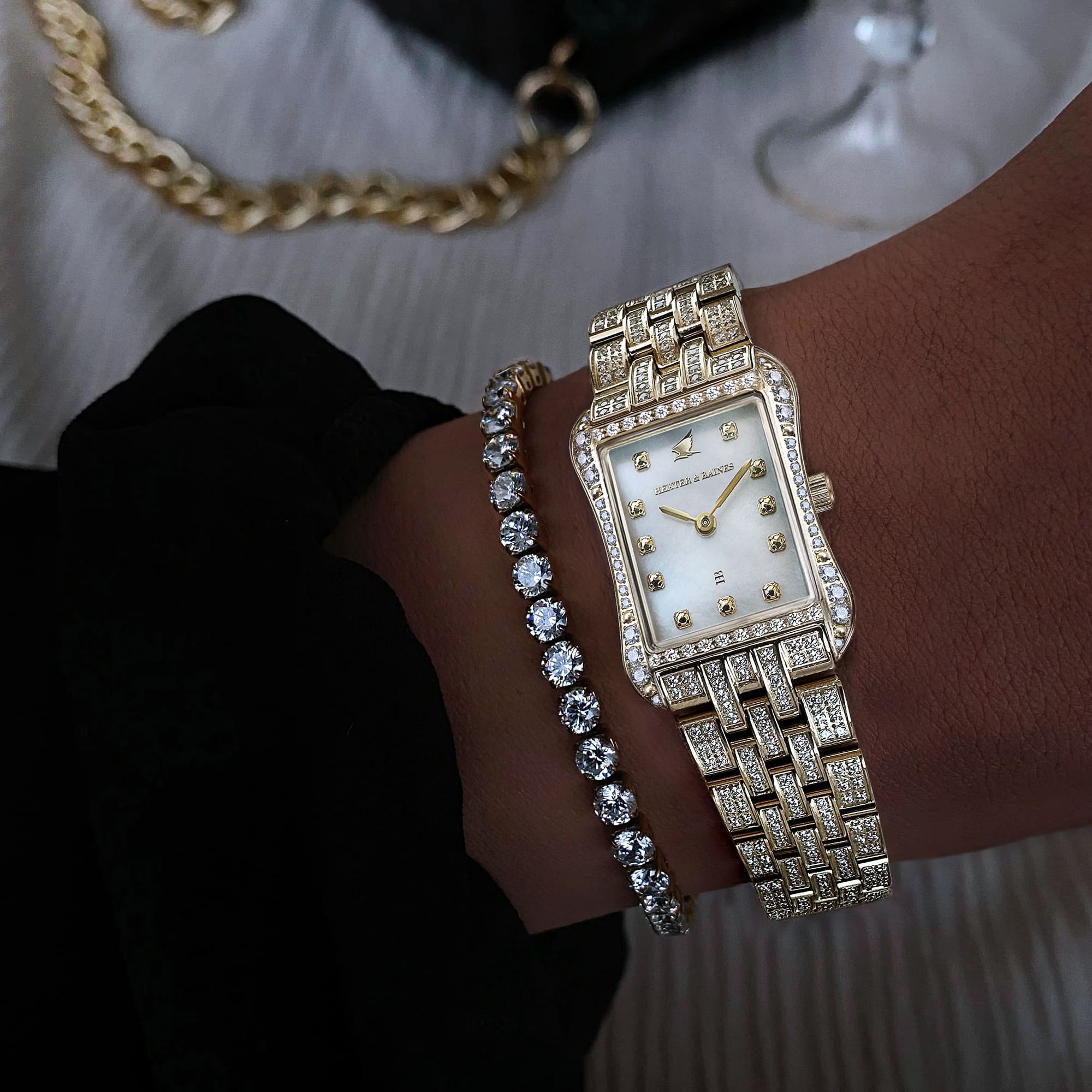 H&B Cronvas Pearl, Gold - 7