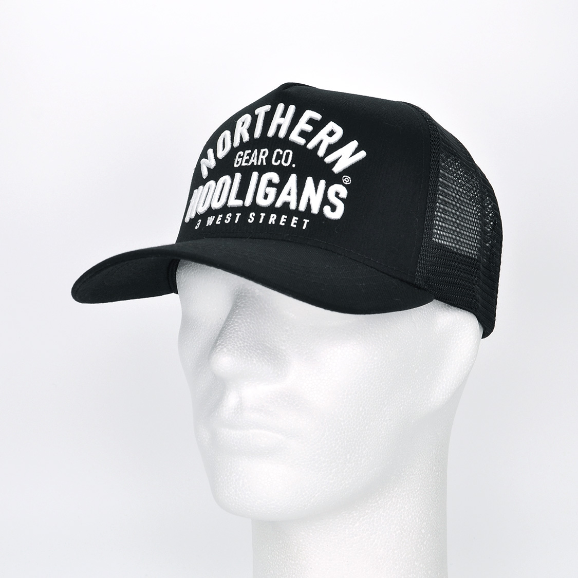 Northern Hooligans - 3 West Street Trucker Cap Black