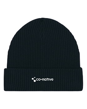 Ribbed Beanie Black