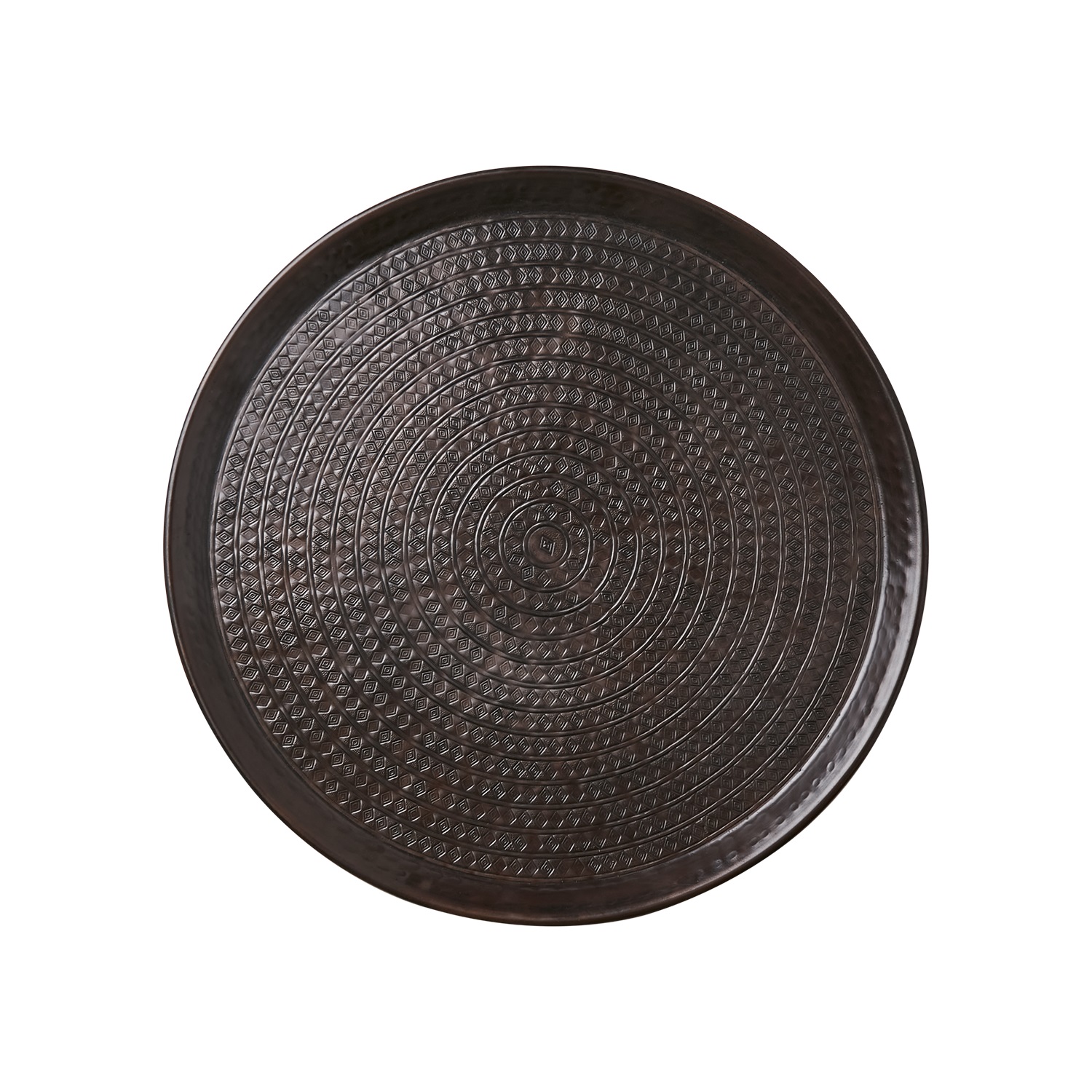 Stor bricka 50 cm - Svart