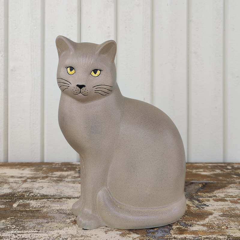 Måns maxi helgrå katt av Lisa Larson. - 2