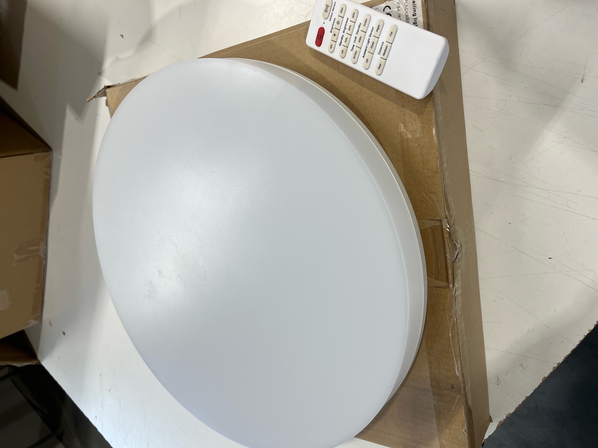 LED Plafond IP54 IK10 25W Sensor