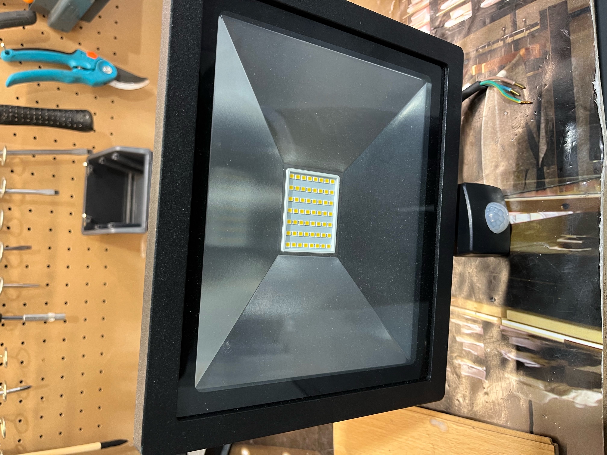 LED Strålkastare PIR 50W 4000K