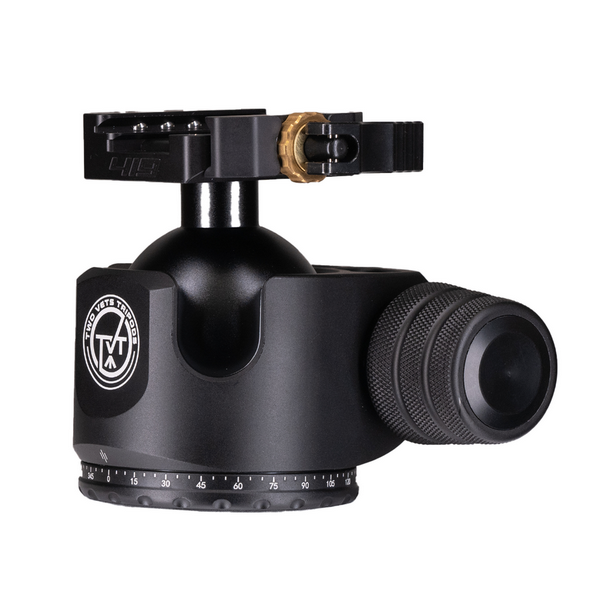 Two Vets Tripod 55MM Dual Tension Ballhead W/ Arcalock Dual Clamp (Arca Swiss and Picatinny) - 3