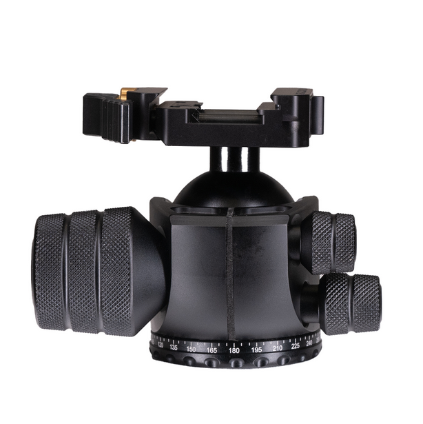 Two Vets Tripod 44MM Dual Tension Ballhead W/ Arcalock Dual Clamp ( Arca Swiss and Picatinny) - 2
