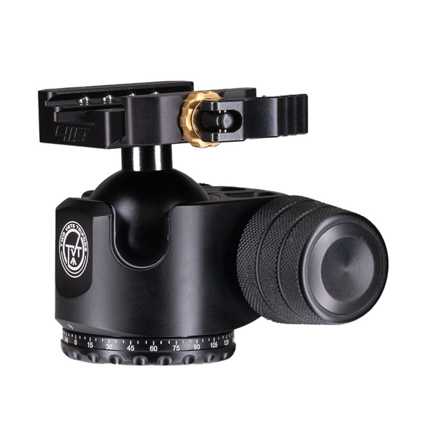 Two Vets Tripod 44MM Dual Tension Ballhead W/ Arcalock Dual Clamp ( Arca Swiss and Picatinny) - 3