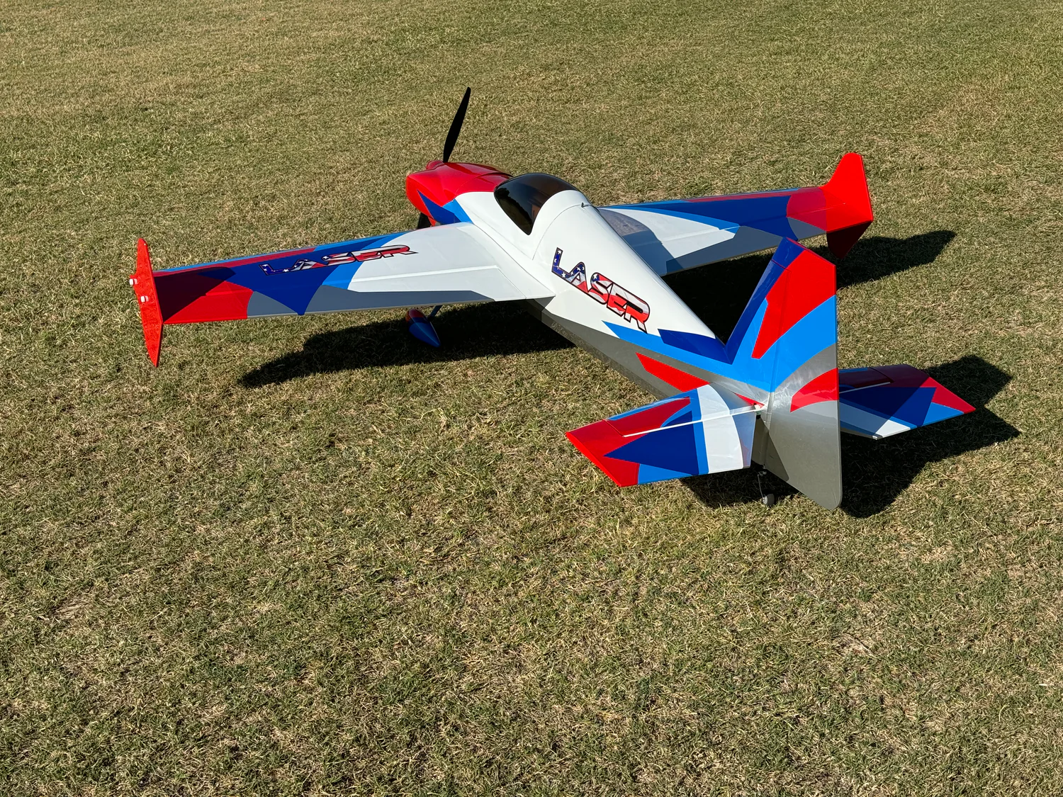 Extreme Flight Laser 60tum/1.5M XPWR 22cc/T-motor AM600 V3 Blue/White - 4