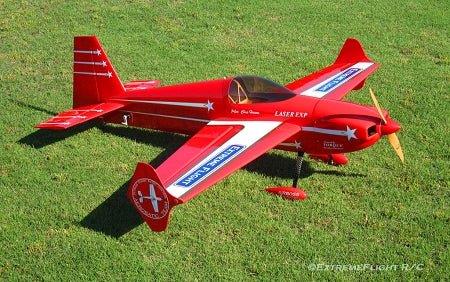 Extreme Flight Laser 60tum/1.5M XPWR 22cc/T-motor AM600 V3 Red/White - 3