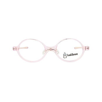Barnglasögon oval modell ROSE från Kaliboo för barn 1-3 år - hemlån - foto framifrån