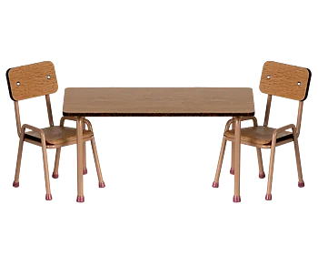 Maileg - Köksbord med 2 stolar.