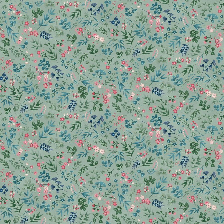Tyg Andover Kasumi teal, Makower UK