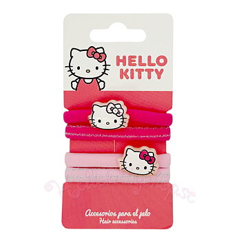 Hello Kitty Hårsnoddar 4 pack