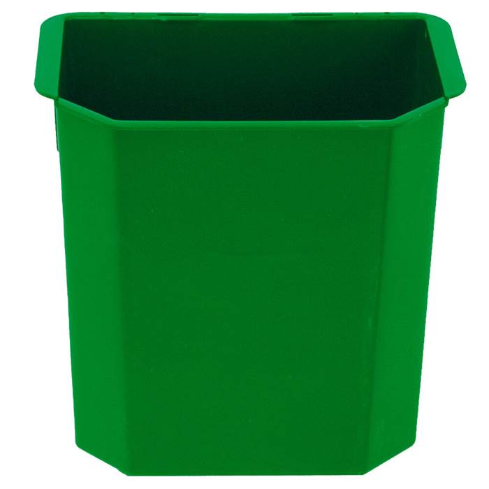 Plastkärl 9L insats grön - 2