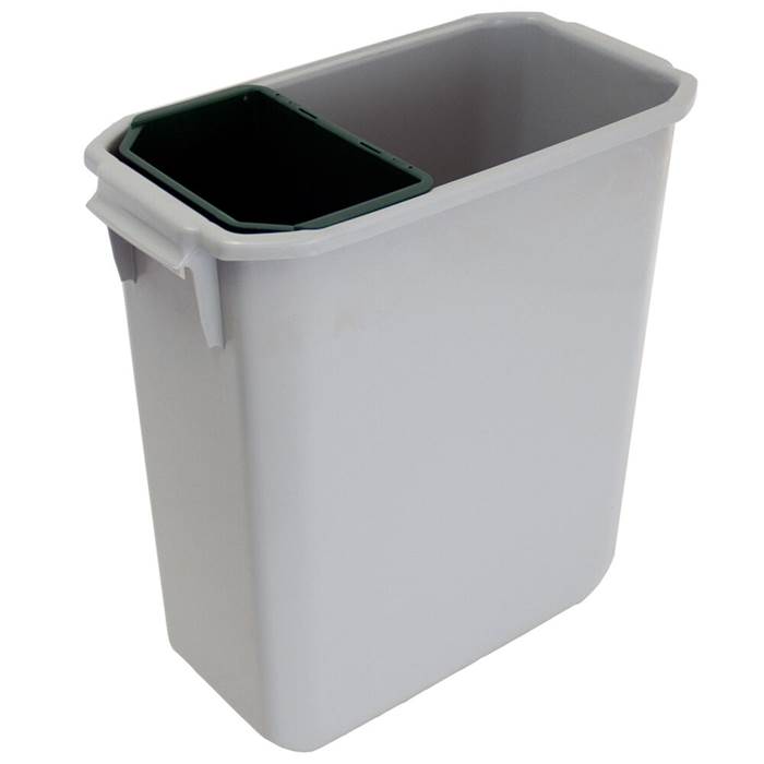 Plastkärl 9L insats grön - 3