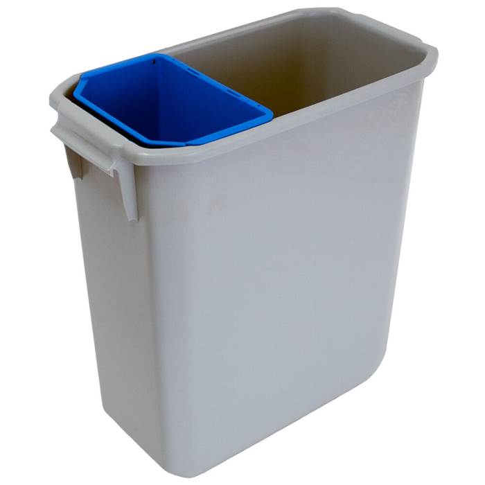 Plastkärl 9L insats blå - 2