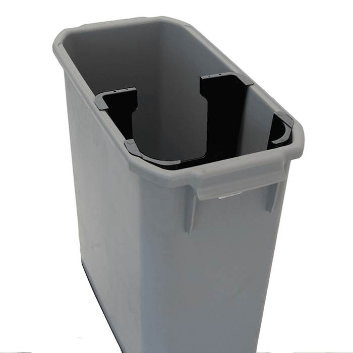 Plastkärl 9,5L org flex svart - 2