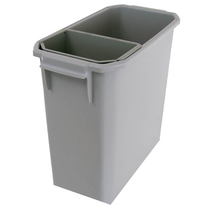 Plastkärl 9 L insats grå - 4