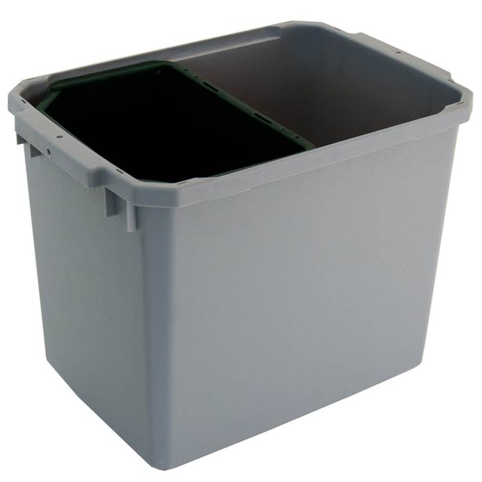 Plastkärl 25L Livsmedelsgk Grå - 3