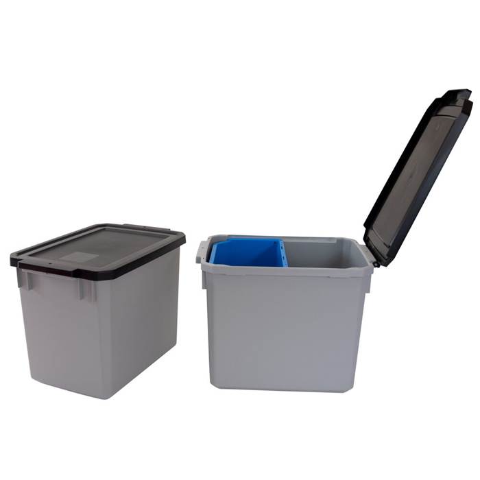 Plastkärl 25L Livsmedelsgk Grå - 4