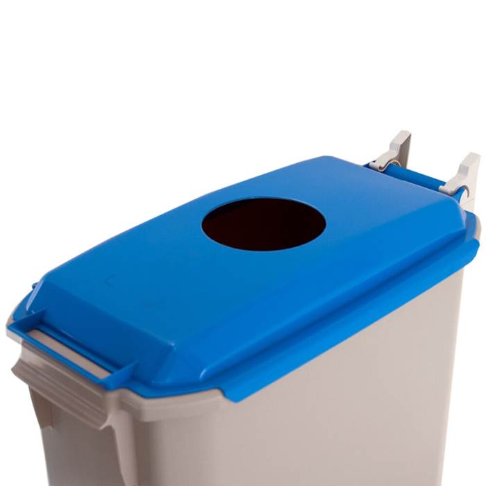 Lock t kärl 60L m runt hål blå - 2