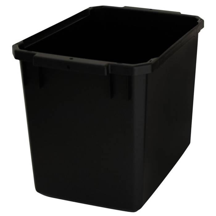 Plastkärl 25L Återvunnet Svart