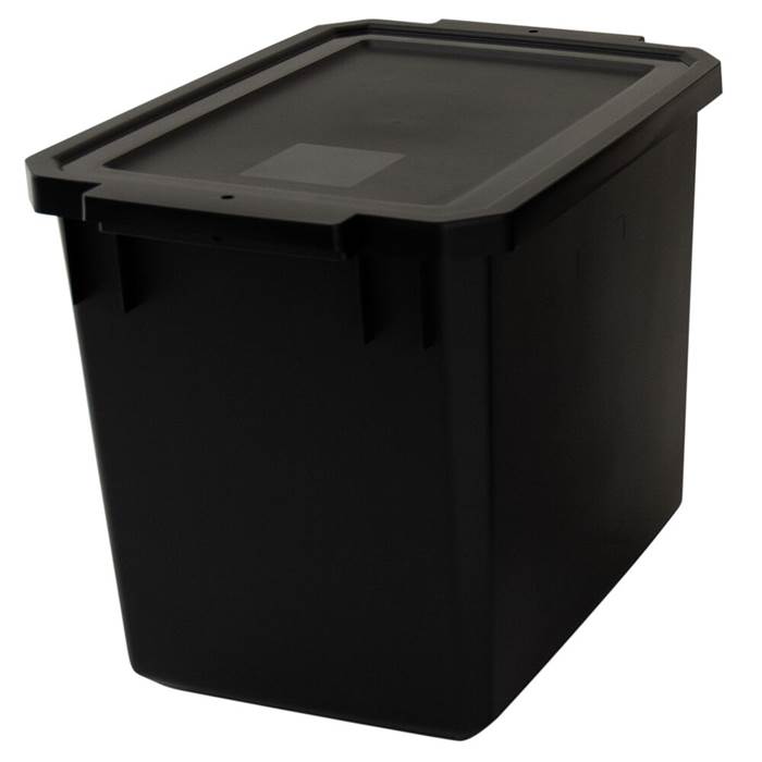 Plastkärl 25L Återvunnet Svart - 3