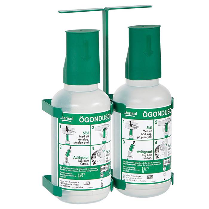 Ögondusch 2x1L + Bärbart ställ