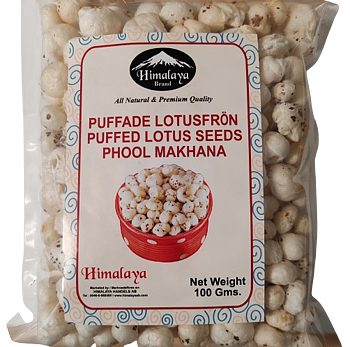 Puffade Lotusfrön (Phool Makhana) 100g