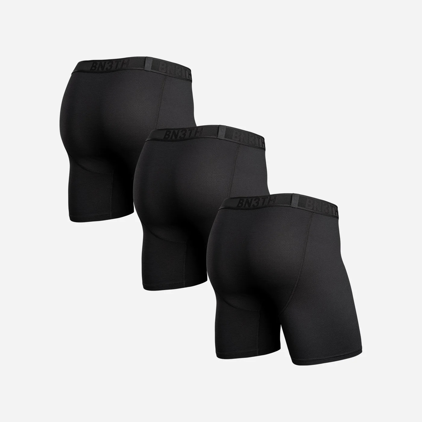 PRO FLEX BOXER BRIEF 3 PACK - BLACK - 2