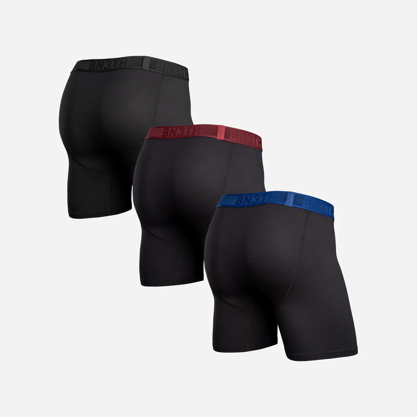 PRO FLEX BOXER BRIEF 3 PACK - BLACK-RECOVERY-RHUBARB - 2