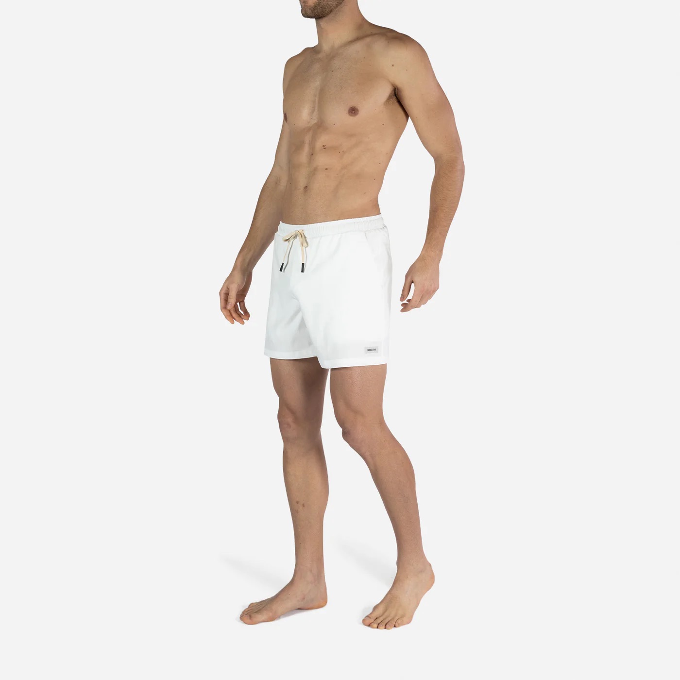 AGUA VOLLEY 2N1 SWIM SHORT - 5" WHITE - 5