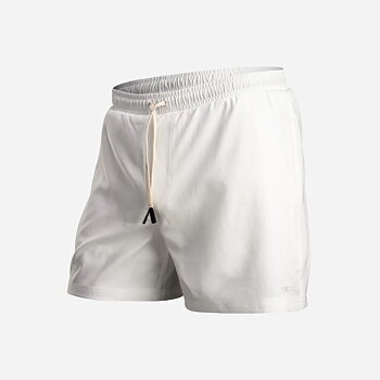 AGUA VOLLEY 2N1 SWIM SHORT - 5" WHITE