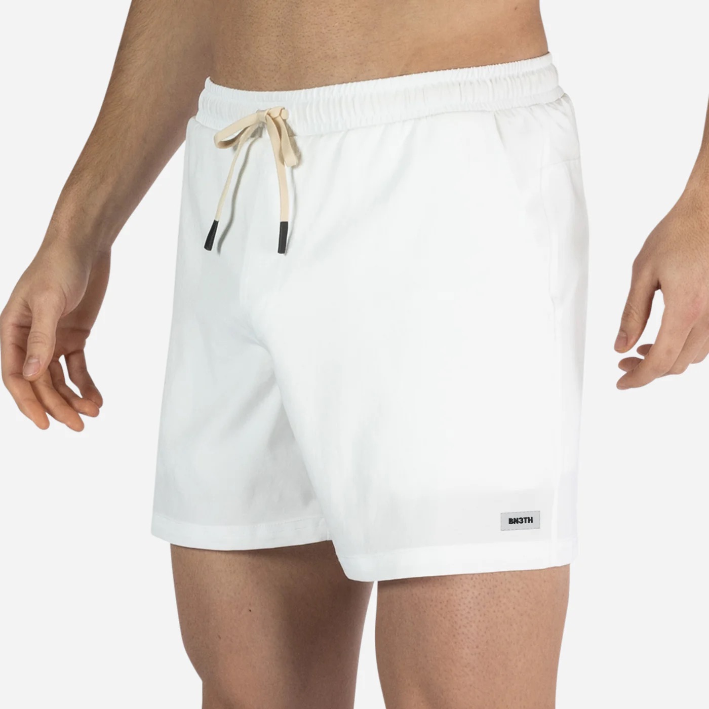 AGUA VOLLEY 2N1 SWIM SHORT - 5" WHITE - 3