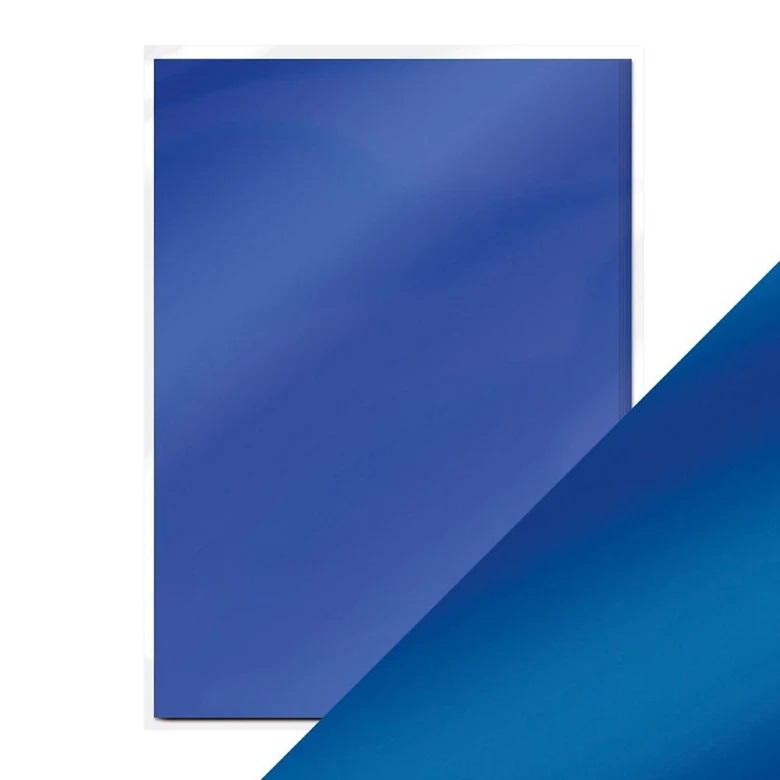Tonic Studio - Mirror card - Cobalt Velour Satin 