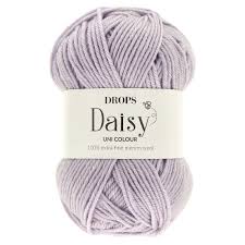 Drops Daisy 15 Merinoull Stickfasthet 21 m/10 cm