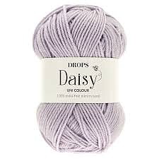 Drops Daisy 15 Merinoull Stickfasthet 21 m/10 cm