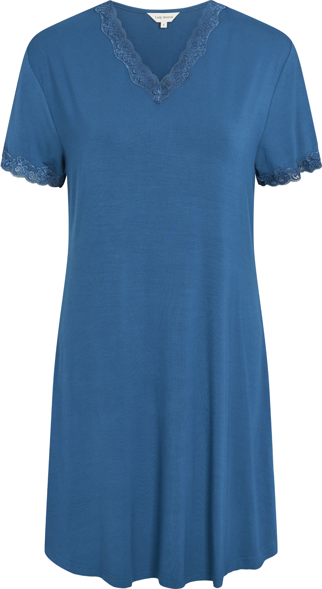 Lady Avenue Bamboo Short Sleeve Night Dress - 4