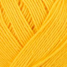 Viking Heklegarn 12/4 100g Gul 845 - 2