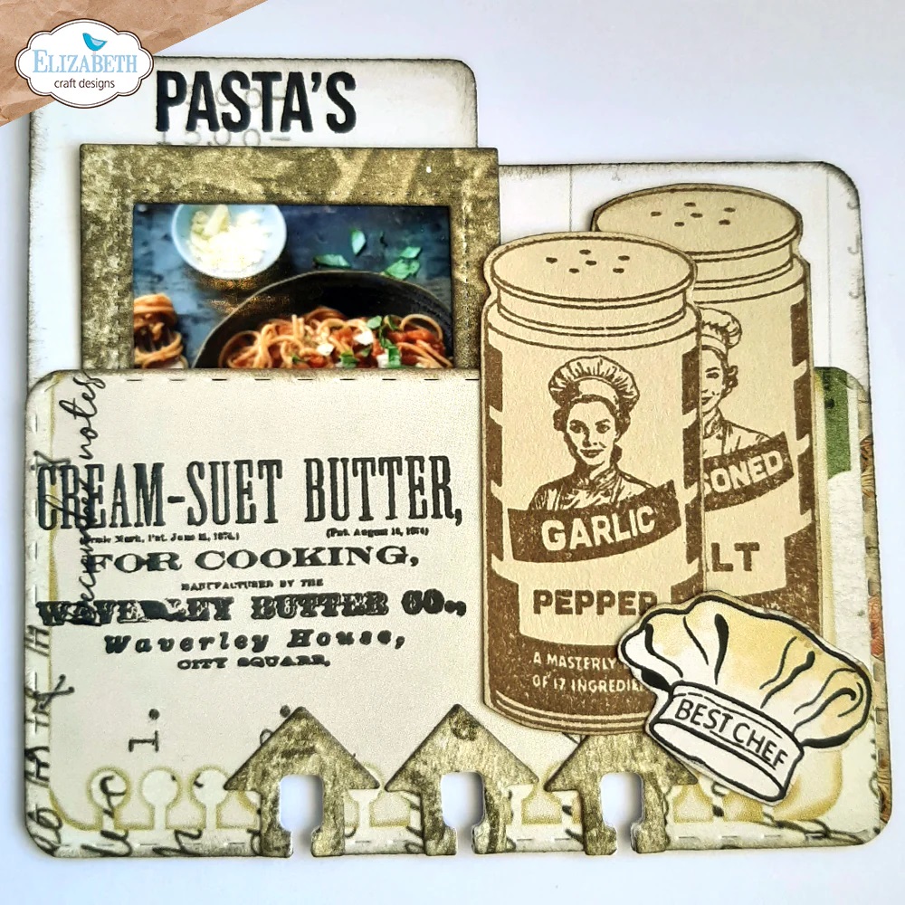 Elizabeth - Clear stamps - Let's Eat - 3