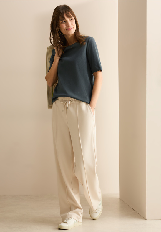 NOS Basic Rib T-shirt - Slate Khaki - Cecil - 3