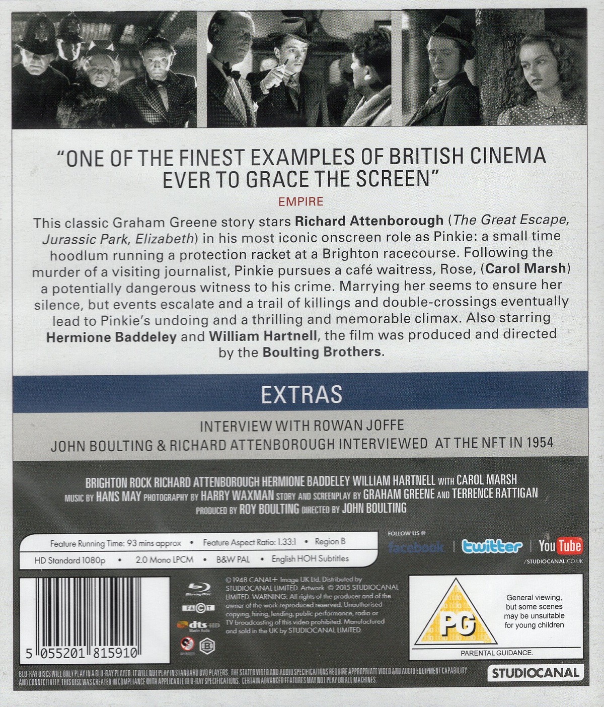 Brighton Rock (ej svensk text) (Blu-ray) - 2