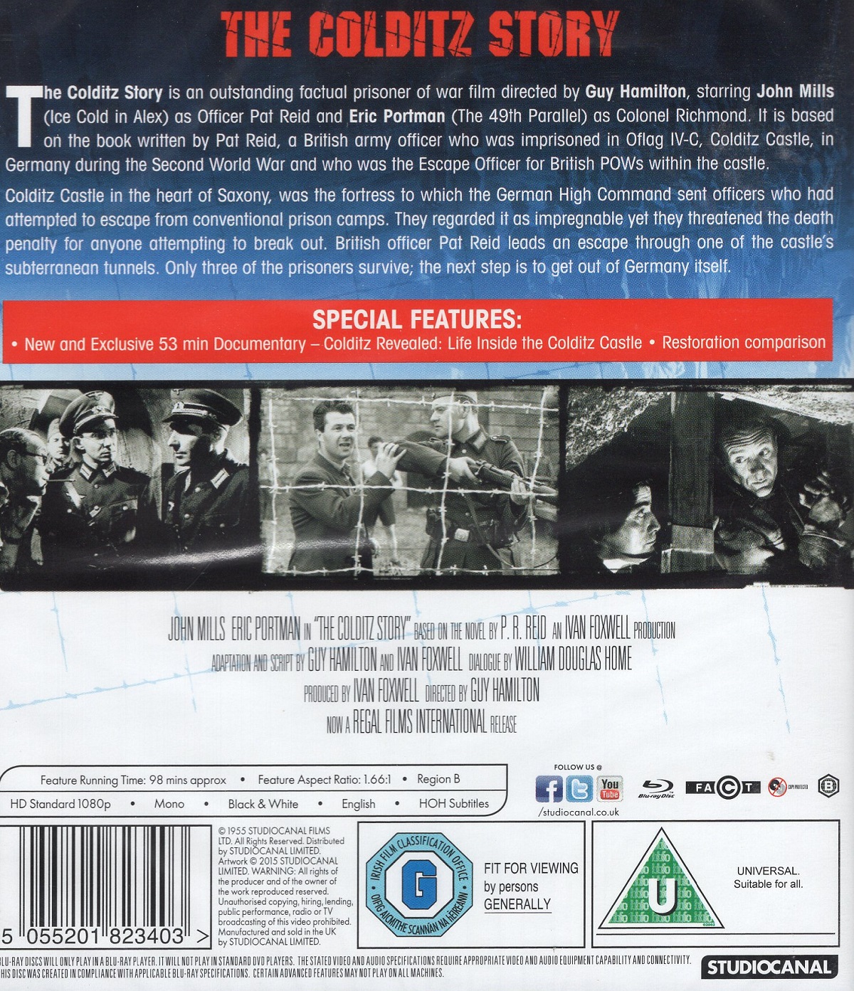 The Colditz Story (ej svensk text) (Blu-ray) - 2